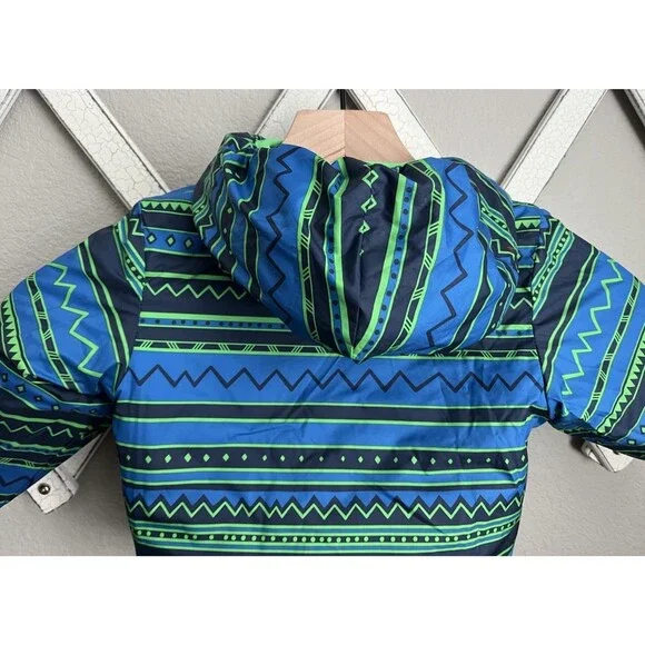 The North Face Infant Baby 6-12M Reversible Perrito Hooded Jacket - Blue - Picture 12 of 13